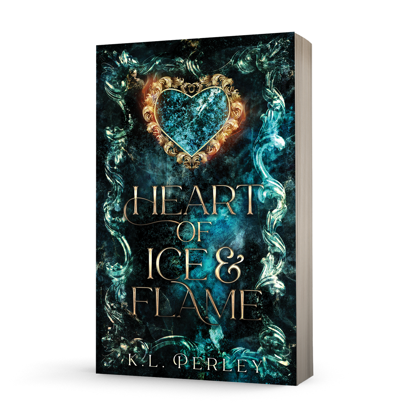 Digital Download - ebook of Heart of Ice and Flame, Book 2 in Silverveil romantic fantasy trilogy